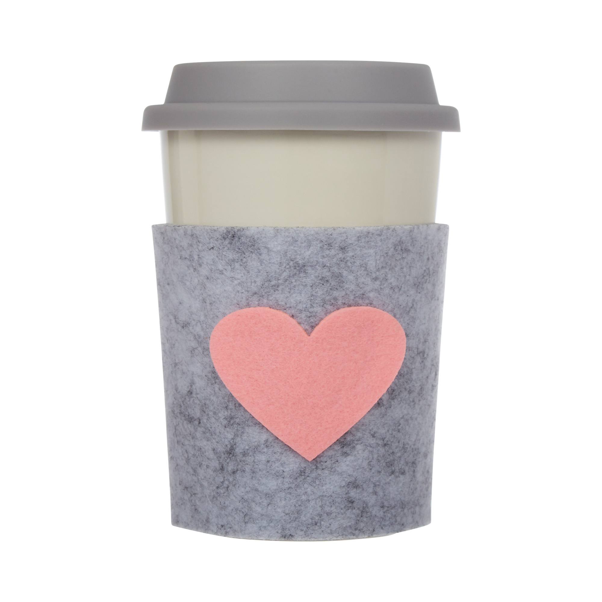 Кружка с силиконовой крышкой 420мл