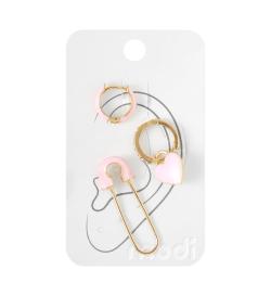 Серьги, 3 шт