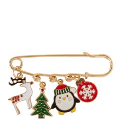 Брошь Christmas pendants