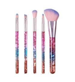 Набор кистей для макияжа, 5шт Glitter