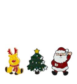 Набор брошей Christmas, 3 шт
