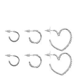 Серьги, 3 пары