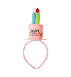 Ободок карнавальный 'Bday Cake'