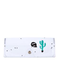 Чехол для очков прозрачный Cactus