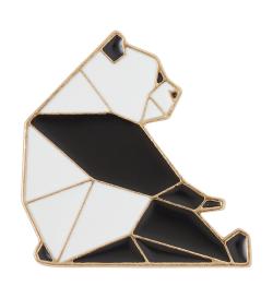 Брошь Geometric animals