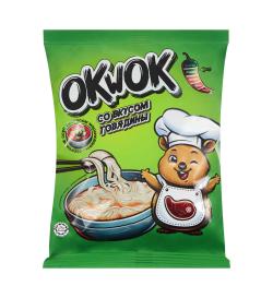 Лапша OkWok, говядина с маринованными огурчиками, 100 г