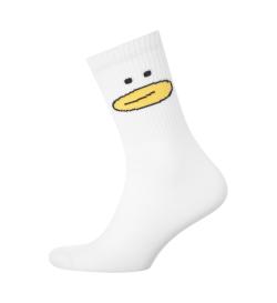 Носки со спортивной резинкой Duck face, 1 пара