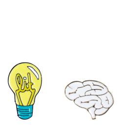 Набор брошей Brain, 2 шт