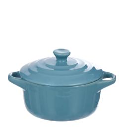 Кокотница с крышкой 13.5х10см