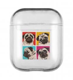 Чехол для AirPods 1/2 Pugs
