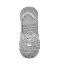 Носки женские подследники Stripes Heart, 1 пара