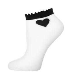 Носки укороченные Heart ruffle, 1 пара