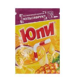 Напиток растворимый 'ЮППИ' мультифрукт, 12г