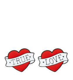Набор брошей True love, 2 шт
