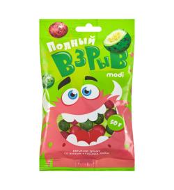 Взрывное драже 'Клубника-лайм', 50г