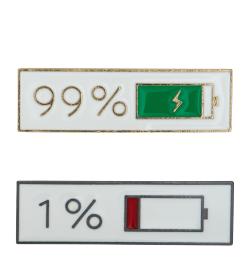Набор брошей Energy level, 2 шт