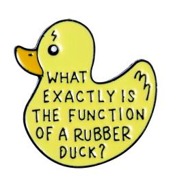 Брошь Duck