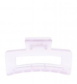 Краб для волос, Square clear matt, 8см