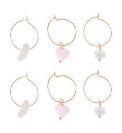 Серьги, 3 пары