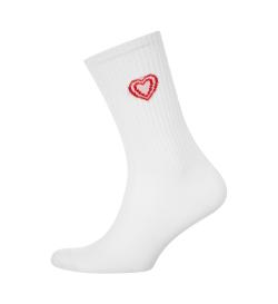 Носки со спортивной резинкой Double heart, 1 пара