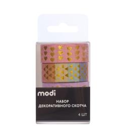 Набор декоративного скотча, 4 шт