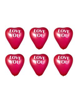 Набор воздушных шаров 'Love you', 6шт
