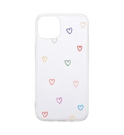 Чехол для iPhone 14 Pro Heart pattern