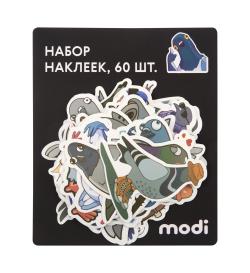 Набор наклеек, 60 шт