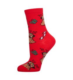 Носки женские Christmas Pug, 1 пара