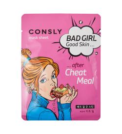 Тканевая маска для лица BAD GIRL после читмила