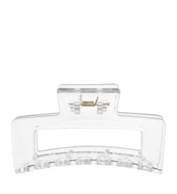 Краб для волос, Square clear, 8см