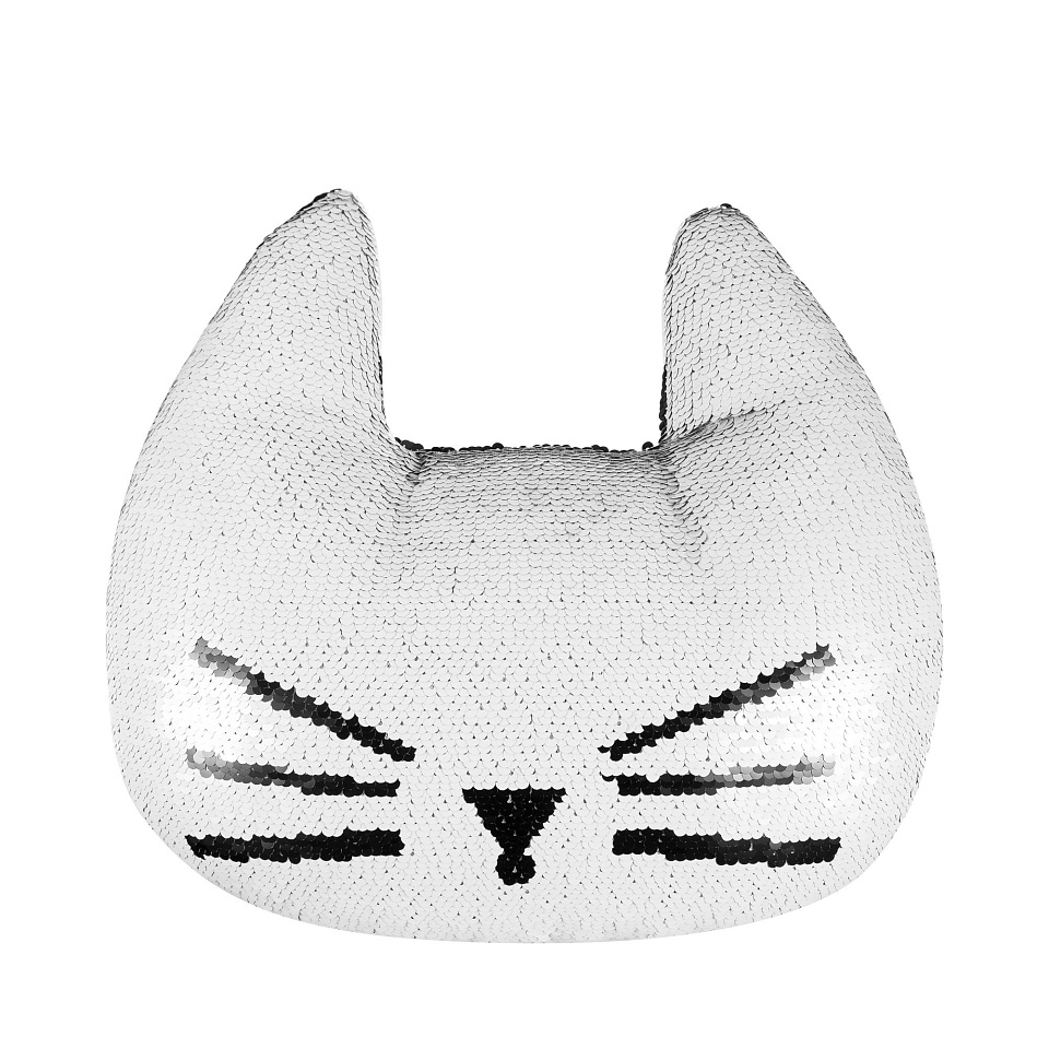 Подушка "Кот" с пайетками