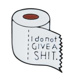 Брошь Toilet paper