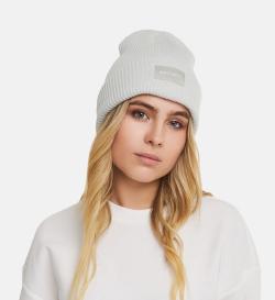 Шапка рельефной вязки Why not, серая