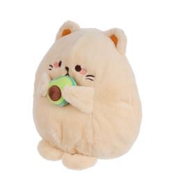 Игрушка-подушка 'Кот с авокадо', 35 см