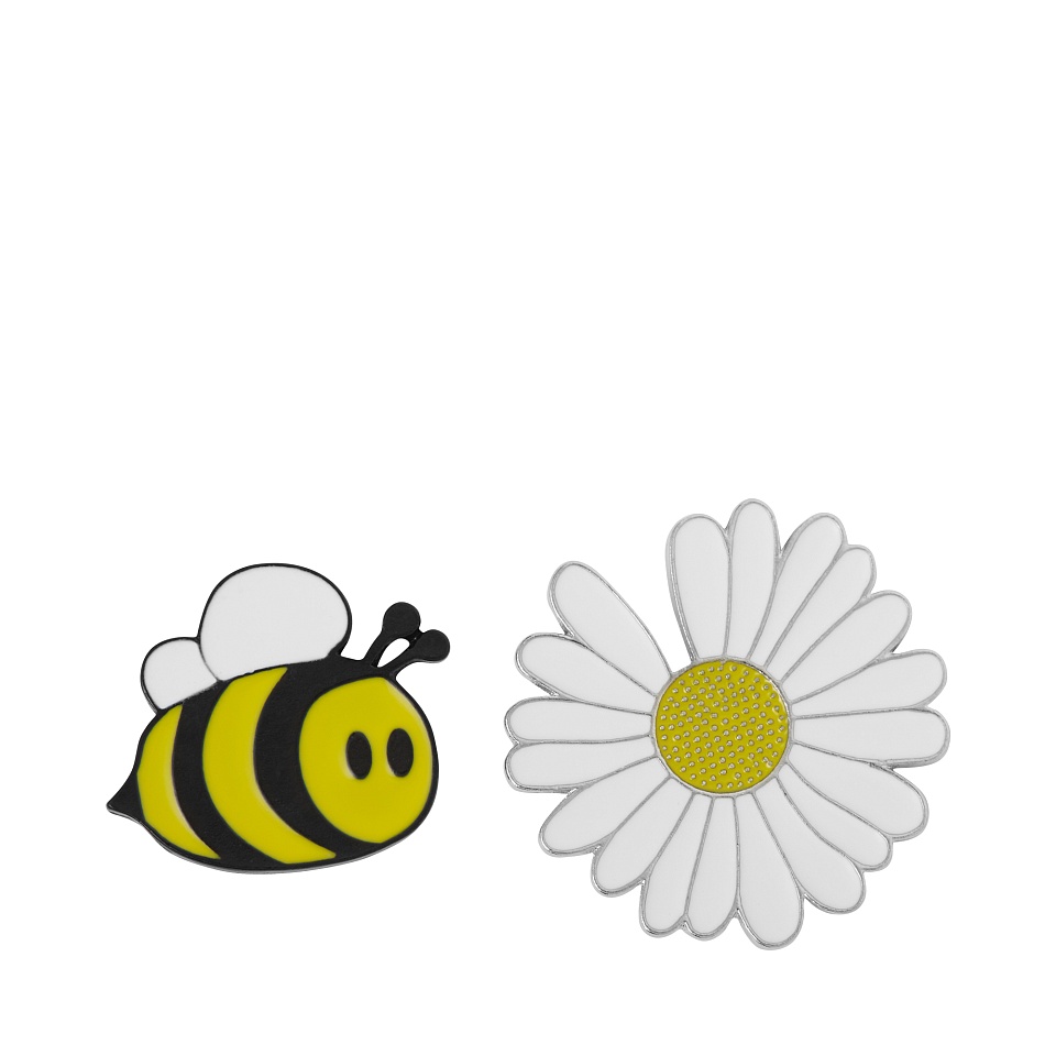 Набор брошей Daisy bee, 2 шт, фото 