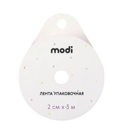 Лента упаковочная, парча 'золото/серебро',  2 см*3 м