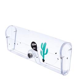 Чехол для очков прозрачный Cactus