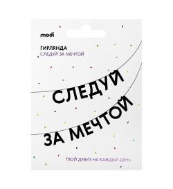 Гирлянда 'Следуй за мечтой'