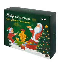 Набор 'Для зимнего чаепития' (чай, изюм в шоколаде, вафля драже), 200г