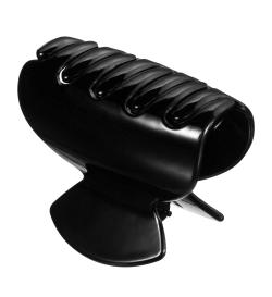 Краб для волос, Round black, 7см