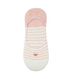 Носки женские подследники Stripes Heart, 1 пара