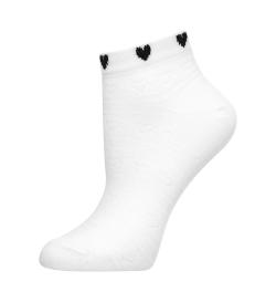 Носки женские укороченные Heart brim, 1 пара
