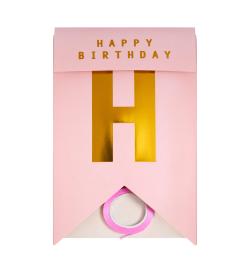 Гирлянда -растяжка 'Happy Birthday' 2м