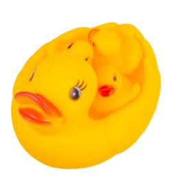 Игрушка для ванны утка с утятами